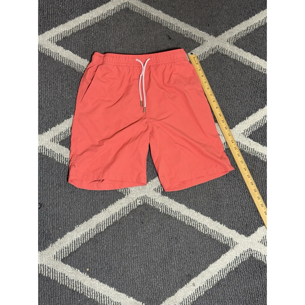 Peter Millar Swim Shorts Trunks Orange Salmon Mens S Seaside Lined Swimwear